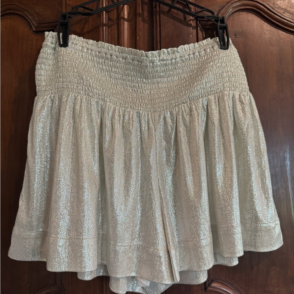 TCEC silver shorts. Worn once